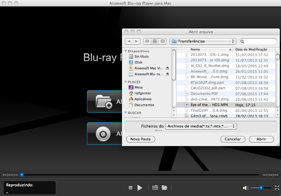 Blu-ray Player para Mac tutorial