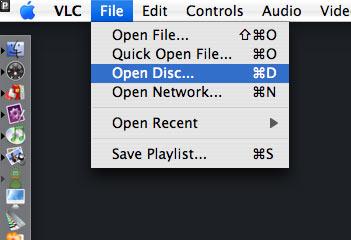 Assistir um DVD com o VLC no Mac