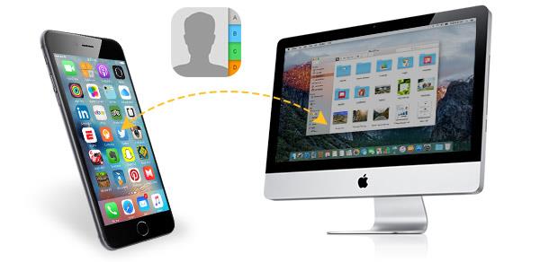 Transferir os contatos do iPhone para um Mac