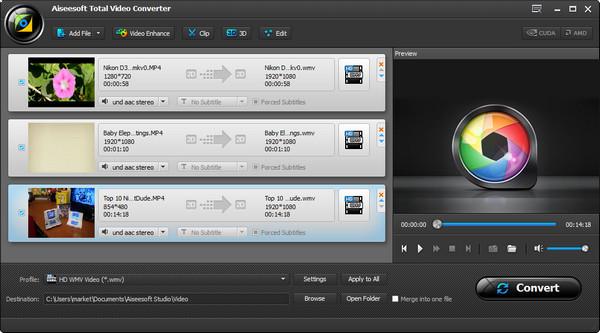 Abra o Aiseesoft Video Converter Ultimate 