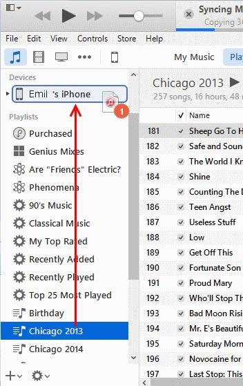 Como sincronizar playlists no iTunes 12
