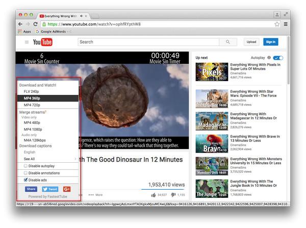 Baixe vídeos do YouTube com o Chrome
