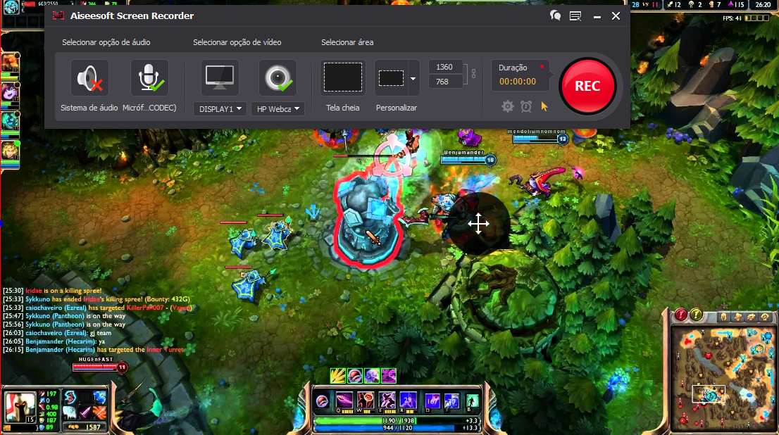 Capturar a tela do PC para gravar gameplay