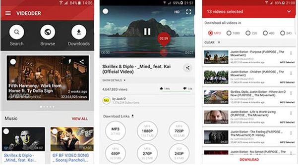 YouTube a MP3 Android