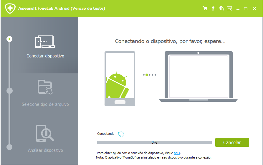 FoneLab Android - recuperar arquivos apagados