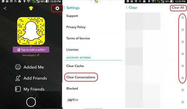  Cómo borrar mensajes y conversaciones de Snapchat