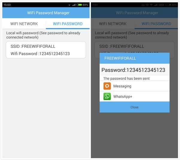 Cómo encontrar la contraseña de WIFI en Android