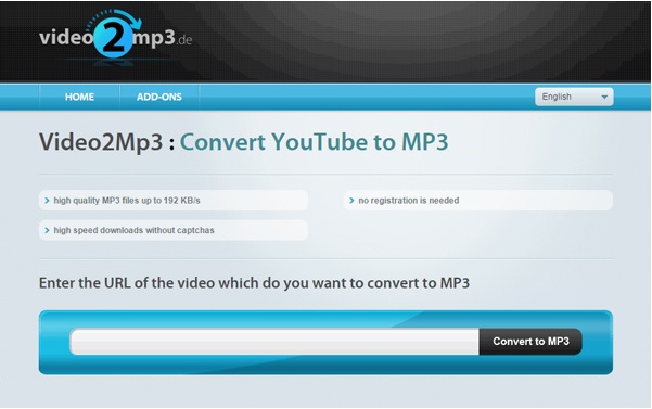  FLVTO para convertir YouTube a MP3