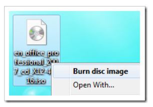 Grabar archivo ISO en DVD